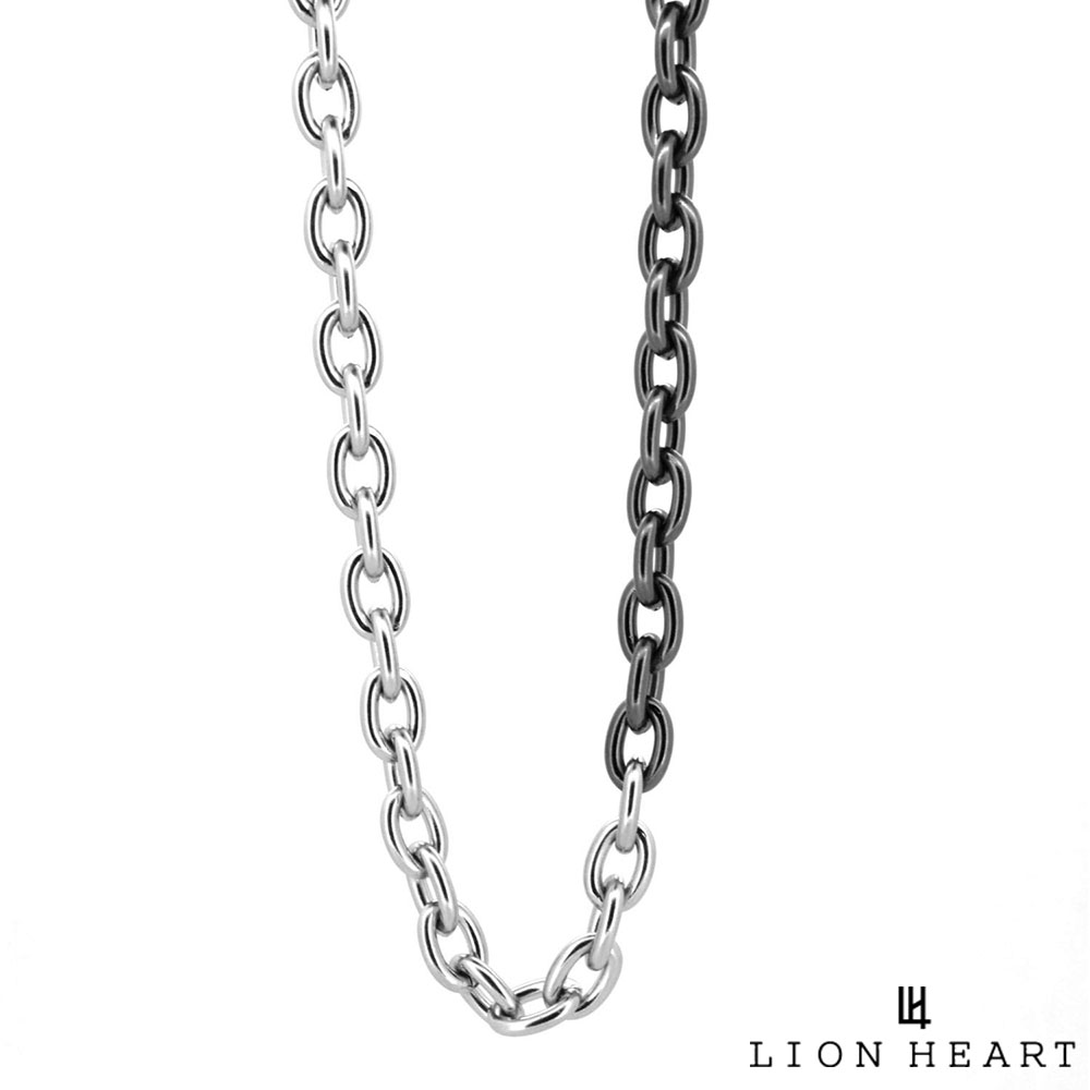 ライオンハート チェーン だけ のみ ネックレス 7mm幅 アズキ 50cm サージカルステンレス  ...