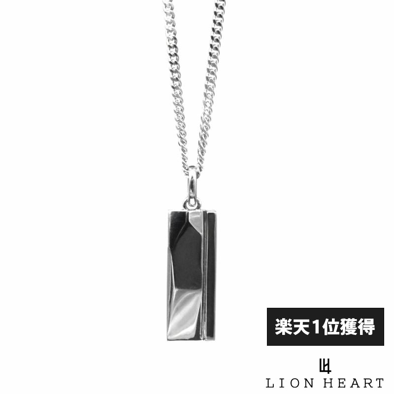 ライオンハート フラグメント プレート ネックレス シルバー925 メンズ ブランド LION HEART