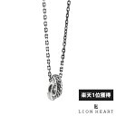 ライオンハート ゴーティー ダブルリング ネックレス シルバー925 メンズ ブランド LION HEART