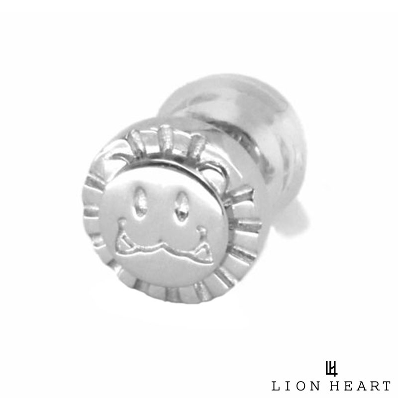 Rakuten - もうすぐ終了！クーポンで10％OFF 17日9時59分まで ライオンハート レオ シャープ スタッドピアス プラチナ900 片耳用 1点売り メンズ ブランド レオ