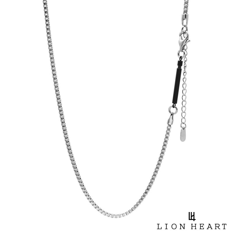 Rakuten - ライオンハート slendery チェーンネックレス ベネチアンチェーン サージカルステンレス 金属アレルギー対応 ブラック ベネチアン ネックレス チェーン メンズ ブランド