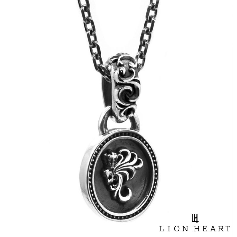 ライオンハート フレームド ハウル ネックレス オーバル シルバー925 メンズ ブランド LION HEART