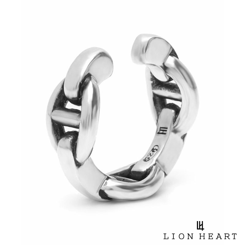 ライオンハート シルバー イヤーカフ マリン シルバー925 片耳用 1点売り メンズ ブランド