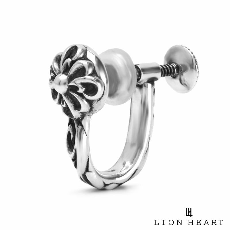 ライオンハート シルバー イヤリング タテガミシンボル シルバー925 片耳用 1点売り メンズ ブランド L..