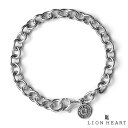 ライオンハート ボリュームチェーン ブレスレット LOGO シルバー925 メンズ ブランド LION HEART