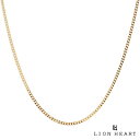 ライオンハート キヘイ チェーンネックレス 喜平 K18ゴールド メンズ ブランド LION HEART