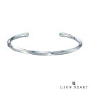 ライオンハート LH-1 ツイスト バングル サージカルステンレス316L シルバー 金属アレルギー対応 メンズ ブランド LION HEART
