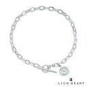 ライオンハート for Gift ファイン チェーン ブレスレット マンテル LOGO シルバー925 メンズ ブランド LION HEART
