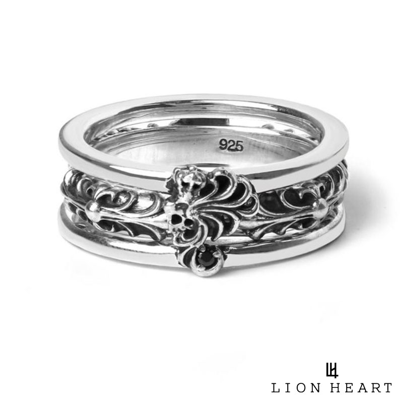 ライオンハート HOWL ロイヤル スライド リング シルバー925 13号〜23号 指輪 メンズ ブランド LION HE..