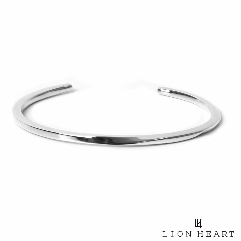 皮革（皮革） - クーポンで10％OFF！20日23時59分まで ライオンハート for Gift スリム バングル フィロ シルバー925 メンズ ブランド