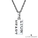 ライオンハート for Gift ツイスト バチカン プレート ネックレス シグネチャー シルバー925 メンズ ブランド LION HEART