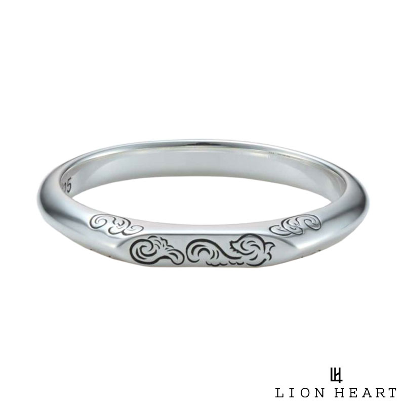ライオンハート for Gift カービング リング シルバー925 15号～21号 指輪 メンズ ブランド LION HEART