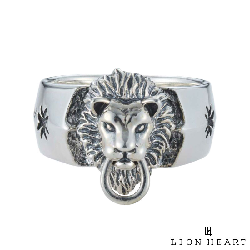 ライオンハート BASIC マスター リング ライオンゲート シルバー925 17号～21号 指輪 メンズ ブランド LION HEART