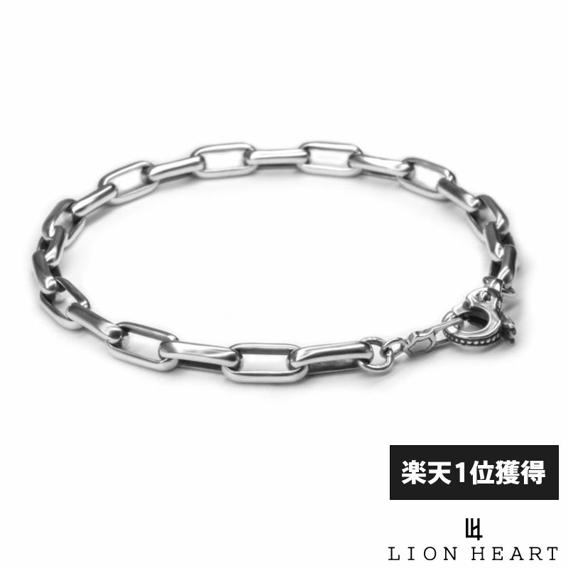 ライオンハート シルバーチェーンブレスレット シルバー925 メンズ ブランド LION HEART