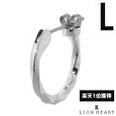 ライオンハート ライオンハート クロッシング ピアス ツイスト シルバー925 シルバー L 片耳用 1点売り メンズ ブランド LION HEART