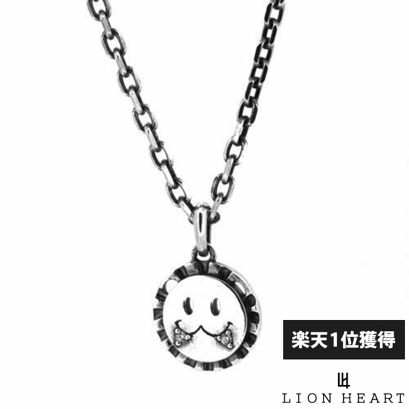 ライオンハート シルバーアクセサリー メンズ ライオンハート レオ プチネックレス シルバー925 クリアジルコニア メンズ ブランド LION HEART