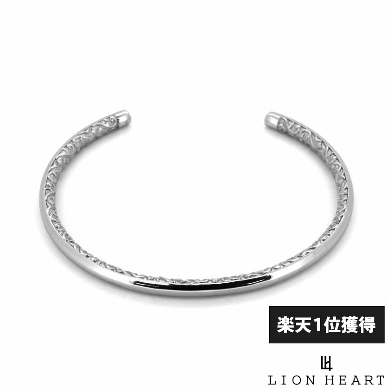 【GWフェア 10％OFF】 ライオンハート トライ バングル タテガミ サージカルステンレス シルバー メンズ ブランド LION HEART