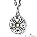 ライオンハート バースドロップ ネックレス 誕生石 4月 ダイヤモンドカラー シルバー925 メンズ ブランド LION HEART