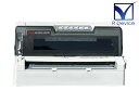 OKI MICROLINE 6300FB2 ドットプリンタ コンパクト 水平インサータ方式モデル USB/パラレル対応 用紙ガイド無し【中古】