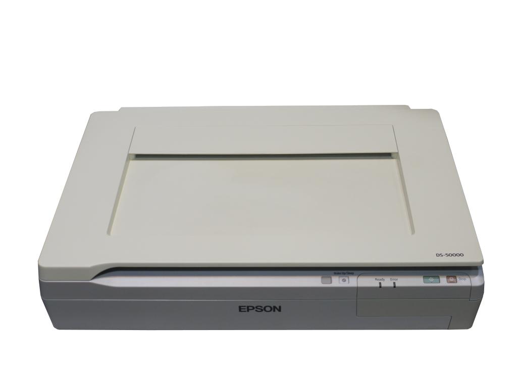 楽天アールデバイスEPSON DS-50000 A3対応 600dpi フラットベッド ドキュメントスキャナー 総スキャン枚数 約9,600枚【中古】