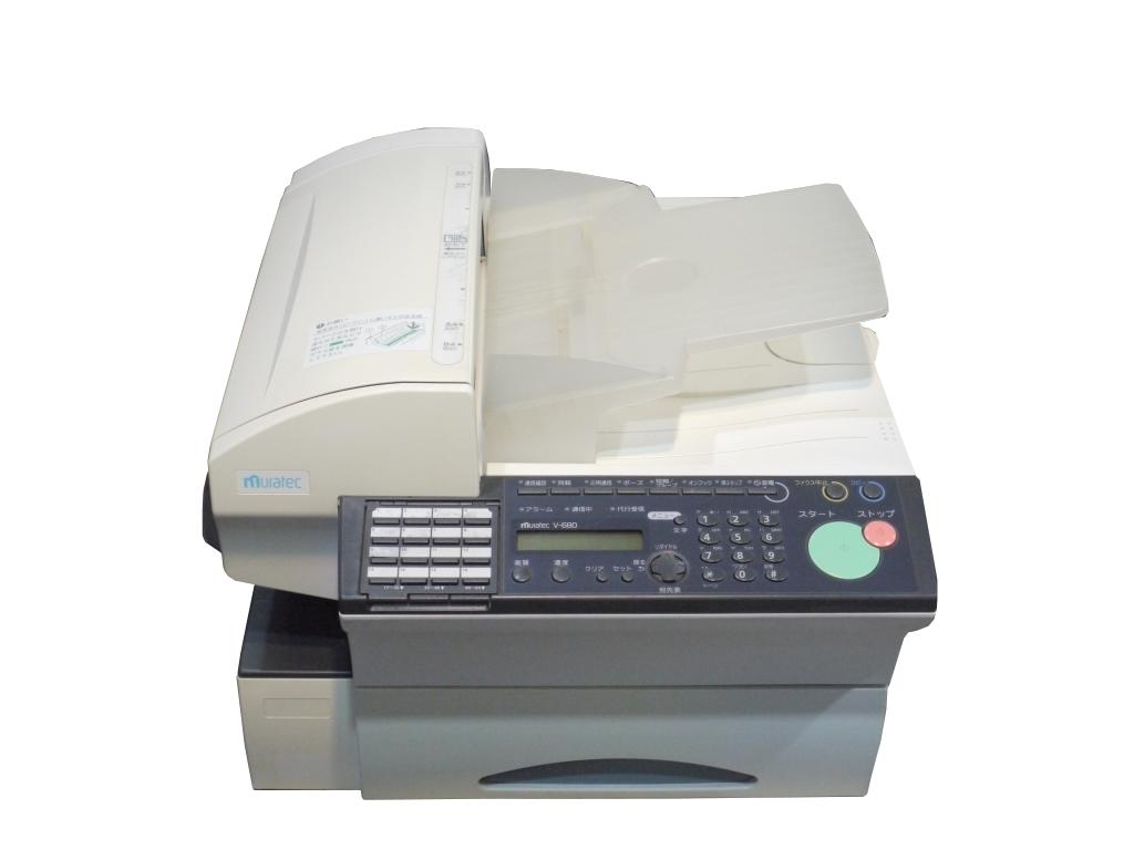 muratec ムラテック V-680 B4送受信対応 モノクロレーザーFAX【中古】