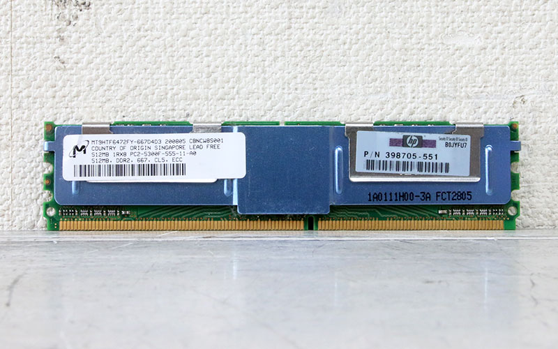 398705-551 HP 512MB DDR2-667 PC2-5300F ECC 1.8V 