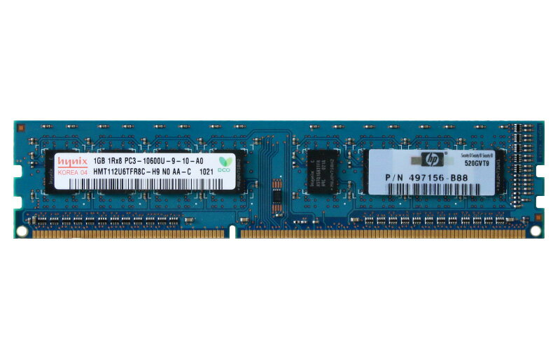 497156-B88 HP 1GB DDR3-1333 PC3-10600 1.5V 240pin SK Hynix HMT112U6TFR8C-H9š