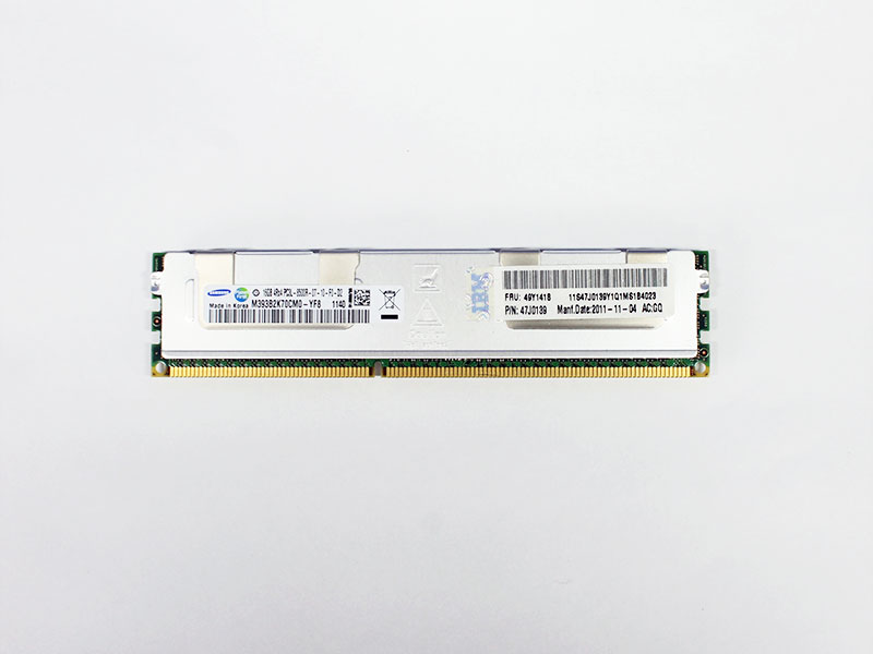 49Y1418 IBM 16GB PC3L-8500R DDR3-1066 1.35V ECC Registered 240pin SAMSUNG M393B2K70CM0-YF8【中古】【送料無料セール中! (大型商品は対象外)】