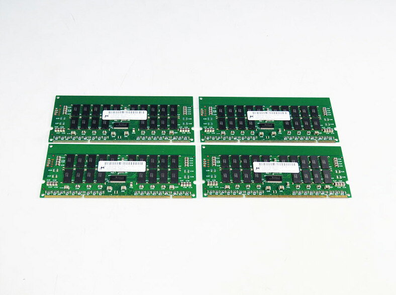 501-6173 X7063A Sun Microsystems 計4GB (1GBx4) PC100 100MHz ECC Registered 232pin Micron MT36LSDF64144G-75D4【中古】