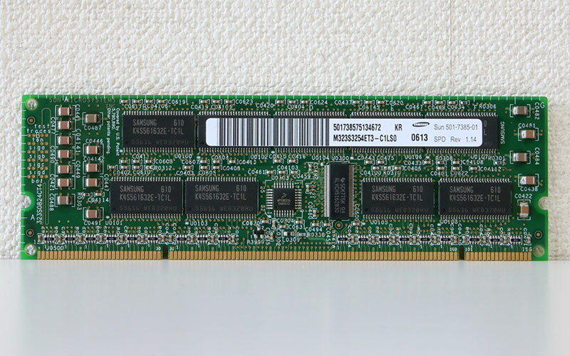 501-7385 Sun Microsystems 512MB SDRAM DIMM SAMSUNG M323S3254ET3-C1LS0【中古】