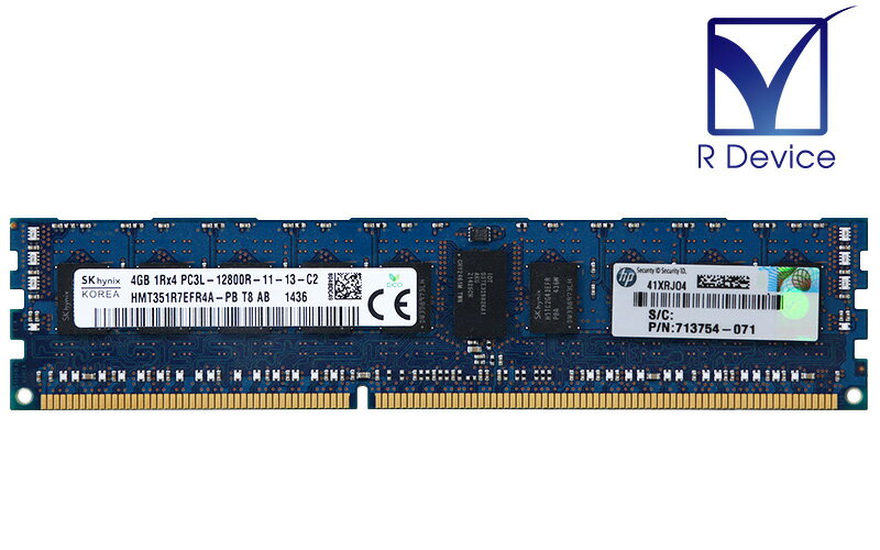 713754-071 HP 4GB DDR3-1600 PC3-12800R ECC Regis