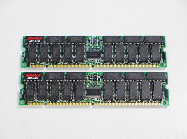 ADF-68M BUFFALO 2枚組 128MB EDO DIMM PowerMac対応メモリ【中古】【送料無料セール中! (大型商品は対象外)】