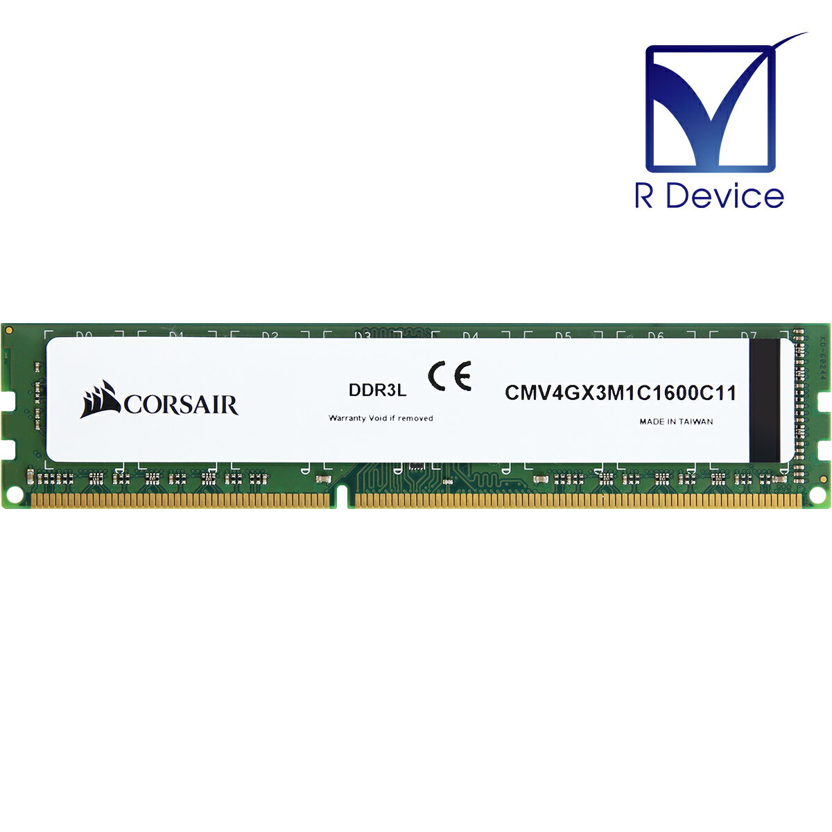 CMV4GX3M1C1600C11 Corsair 4.0GB DDR3L-1600 PC3-12800 non-ECC Unbuffered 1.35V 240-Pin【中古メモリ】