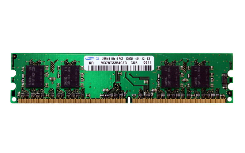 M378T3354CZ3-CD5 SAMSUNG 256MB DDR2-533 PC2-4200 1.8V 240pin【中古】