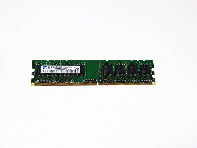 M378T6553CZ3-CE5 Samsung 512MB DDR2 PC2-4200U 533MHz【中古】