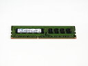 M391B5273CH0-CH9 SAMSUNG 4GB 240pin PC3-10600 CL9 18c 256x8 DDR3-1333 2Rx8 1.5V ECC【中古】