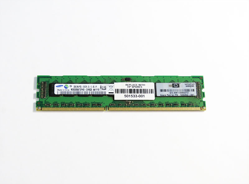 501533-001 HP 2GB PC3-10600R DDR3-1333 REG ECC S