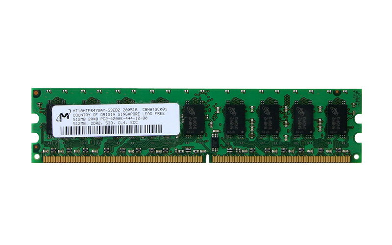 MT18HTF6472AY-53EB2 Micron Technology 512MB DDR2
