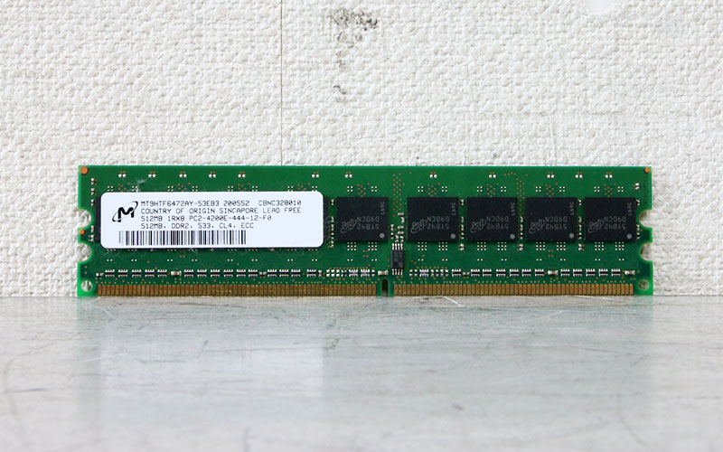 MT9HTF6472AY-53EB3 Micron Technology 512MB DDR2 SDRAM 533MT/s 240-UDIMMš