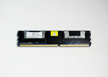 NT2GT72U4NB1BV-3C Nanya 2GB PC2-5300 DDR2-667MHz ECC Registered CL5 240-Pin DIMM【中古】【送料無料セール中! (大型商品は対象外)】