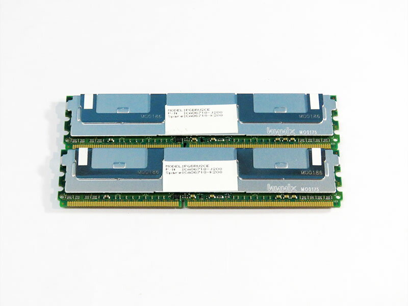 PGBRU2CE 富士通 計2GB 基本RAMモジュール変換機構 1GBx2 DDR2 PC-5300 ECC SAMSUNG M395T2953EZ4-CE66【中古】【送料無料セール中! (大型商品は対象外)】