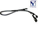 0VPFJC Dell PowerEdge T320 等用 mini-SAS ケーブル SFF-8087 *1/Serial ATA 7-Pin DATA *4...