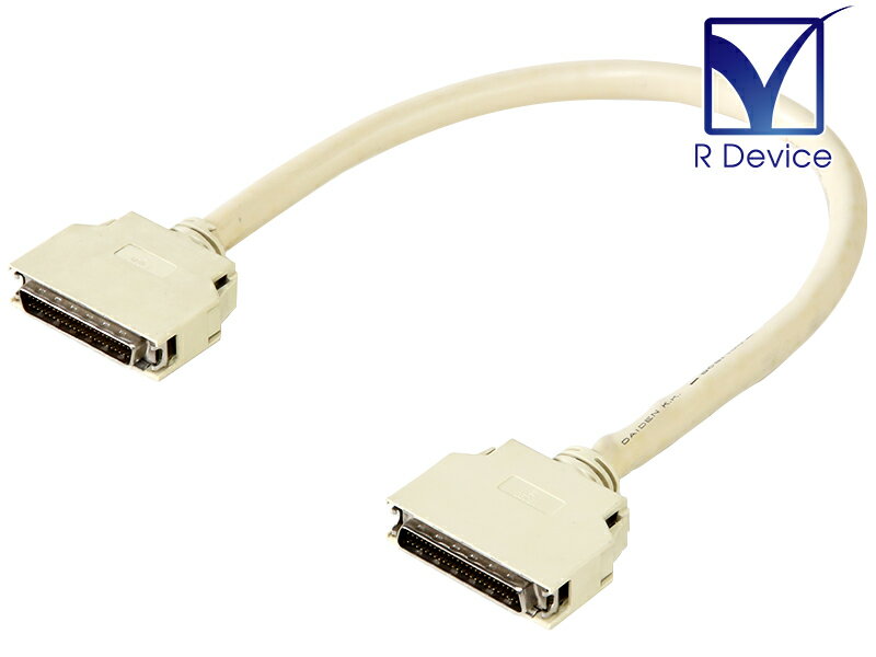 E91337 Daiden K.K. 外付用 SCSIケーブル High-Density DB 50-Pin Clip Type *2 約 320mm【中古ケーブル】