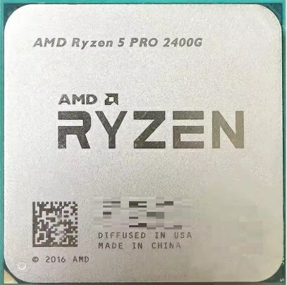 AMD Ryzen 5 Pro 2400G 4コア/8スレッド/4MB L3 Cache/Zen/SocketAM4/YD240BC5M4MFB/Radeon RX Vega 11