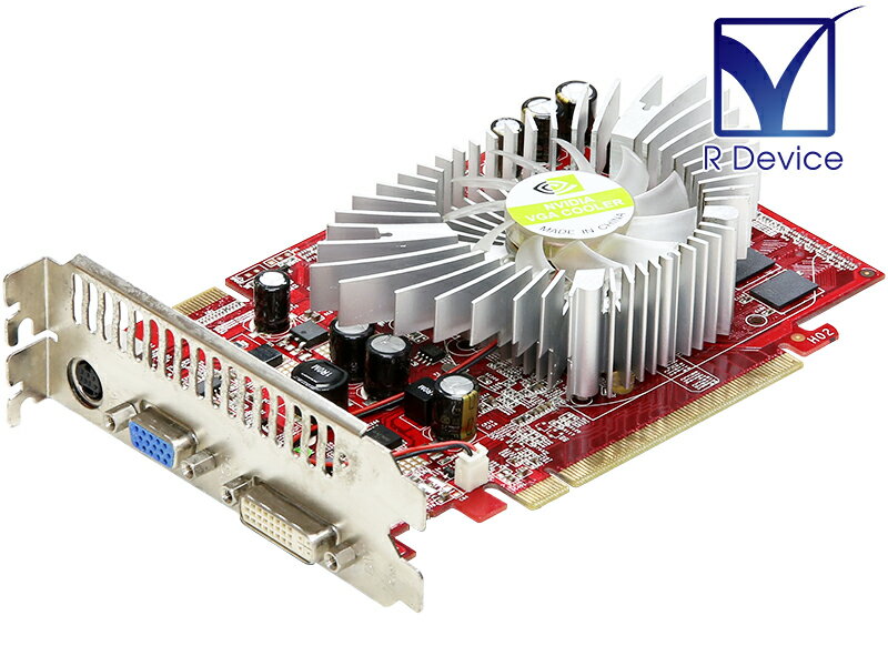 Colorful Technology GeForce 8600 GT 512MB TV-Out/D-Sub 15-Pin/Dual-Link DVI-I PCI Express 1.1 x16 CN84B2-H02【中古グラフィックボード】