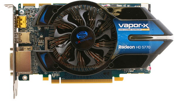 SAPPHIRE VAPOR-X HD 5770 1G 128BIT GDDR5 11163-05-20R オーバークロック版【中古グラフィックボード】
