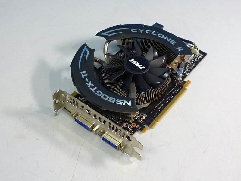 MSI CYCLONEII nVIDIA GeForce GTX550 Ti 1GB GDDR5 PCI Express x16 D5OC【中古】