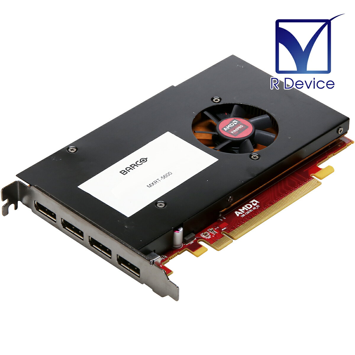 Barco - MXRT-5600 AMD FirePro W5100, 4.0 GB, DisplayPort * 4 PCI Express 3.0 x16, 医療用 高性能 ディスプレイコントローラー 動作確認済 中古品 です。 取扱説明書 ドライバディスク 等の付属品はありません。 中古品となりますので 擦りキズ シール跡 等の使用感がございます。 弊社にて動作チェック及び耐久テストを実施しておりますので、安心してご利用いただけます。 AMD - Advanced Micro Devices, Inc. のウェブサイトより、最新のドライバをダウンロードしてご利用下さい。 事業者名 Barco Model MXRT-5600 Part Number K9306043 JAN - グラフィックスプロセッサ Advanced Micro Devices, Inc. FirePro W5100 デフォルトクロック 930 MHz ブーストクロック - グラフィックスメモリ 4.0 GB - GDDR5 メモリクロック 1500 MHz メモリバス 128-bit バスインターフェース PCI Express 3.0 x16 ディスプレイコネクタ DisplayPort * 4 補助電源コネクタ - 占有スロットサイズ 1スロット ブラケット 標準ブラケット 検索用 キーワード グラフィックカード, グラフィックスカード グラフィックスアクセラレーターカード グラフィックスアクセラレータカード グラフィックボード, グラボ ビデオカード, ビデオボード レイディオン, ラディオン, ラデオン AMD, エーエムディー, アドバンストマイクロデバイセズ お使いのPC構成や製品の相性などにより、正常に動作しない場合がございます。 不良ではないため返品交換に応じることは致しかねます。