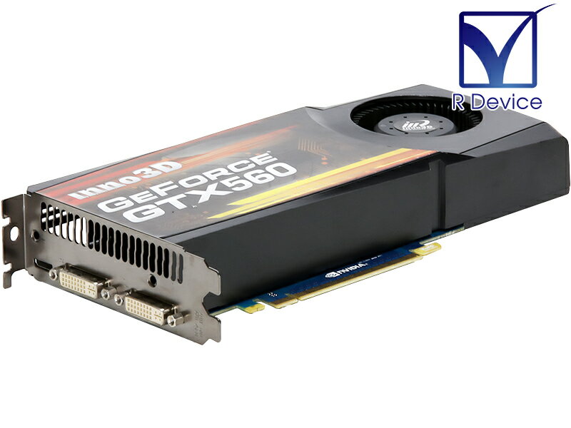 InnoVISION Multimedia GeForce GTX 560 1024MB mini-HDMI/Dual-Link DVI-I 2 PCI Express 2.0 x16 N56M-3DDN-D5DW【中古ビデオカード】