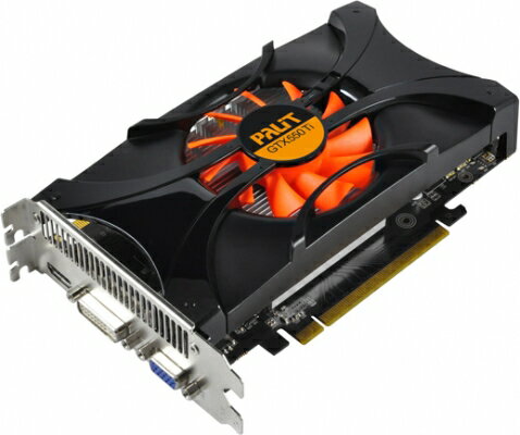 Palit Geforce GTX550Ti 1024MB GDDR5 DVI/HDMI/D-sub NE5X55T0HD09-1061F【中古グラフィックボード】